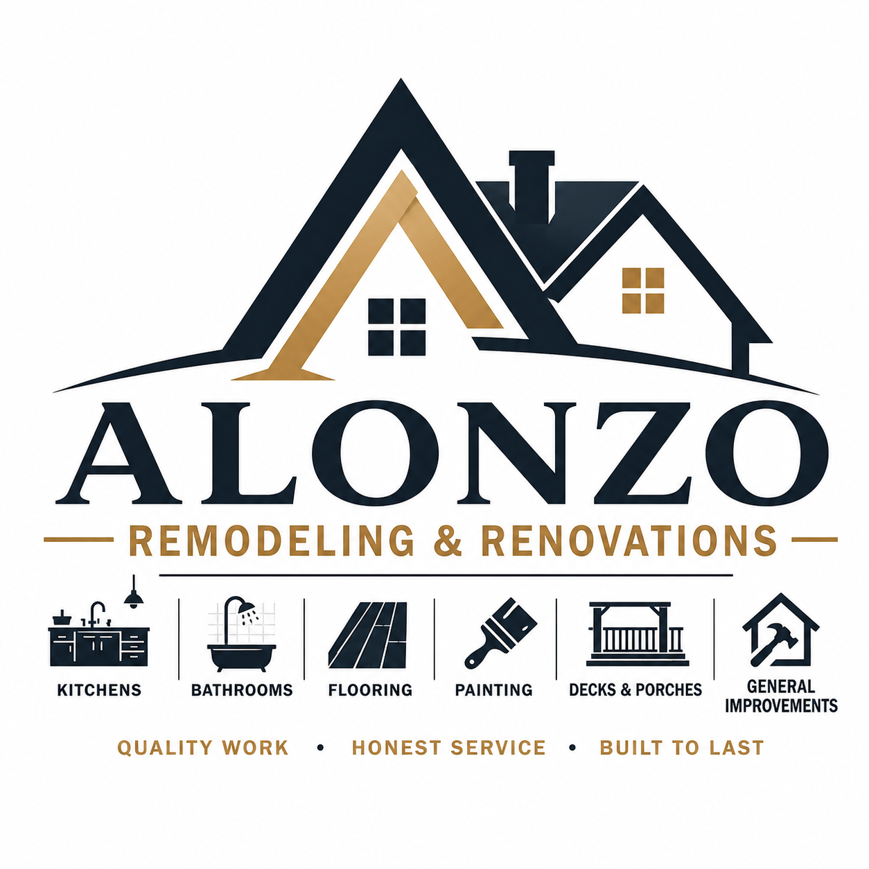 Alonzo Remodeling and Renovations Logo